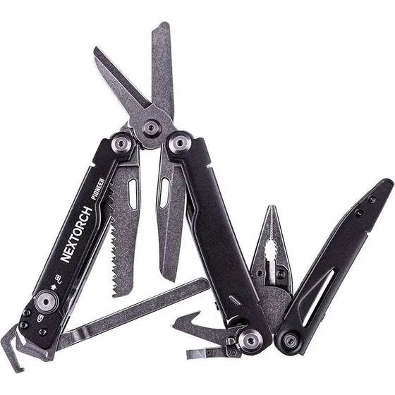 Nextorch PIONEER PROFESSIONAL MULTITOOL 14 narzędzi Obsidian Black