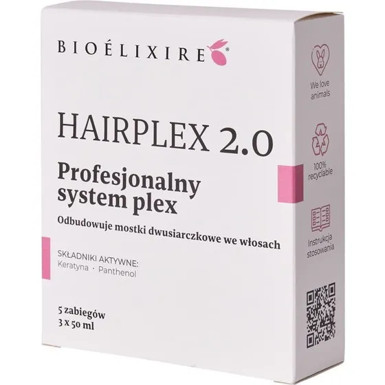Bioelixire Hairplex 2.0 Zestaw odbudowujcy 3x 50ml