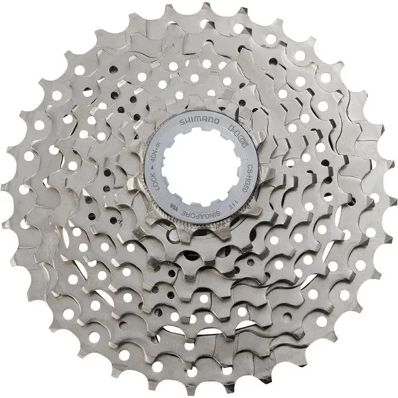 SHIMANO HG50 8 11-32 srebrna kaseta MTB