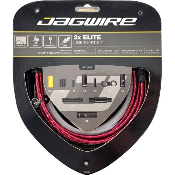 Jagwire Elite Link 1x Zestaw linki i pancerzy przerzutki
