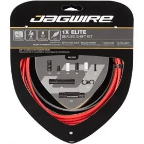 Jagwire 1x Elite Sealed Zestaw linki i pancerzy przerzutki