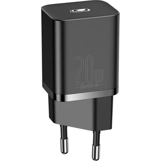 Baseus Super Si 20W USB-C + Lightning 1m czarna