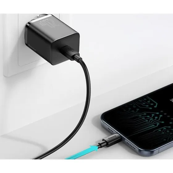 Baseus Super Si Quick Charger 1C 20W USB-C czarny