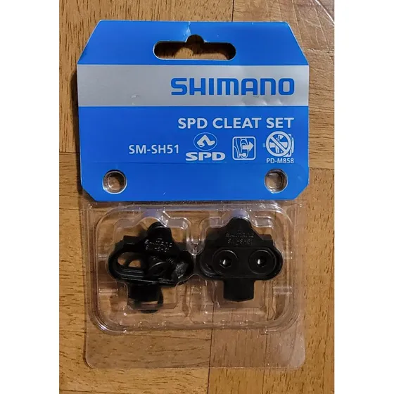 Shimano SH51 Bloki SPD-SL 0° Czarny