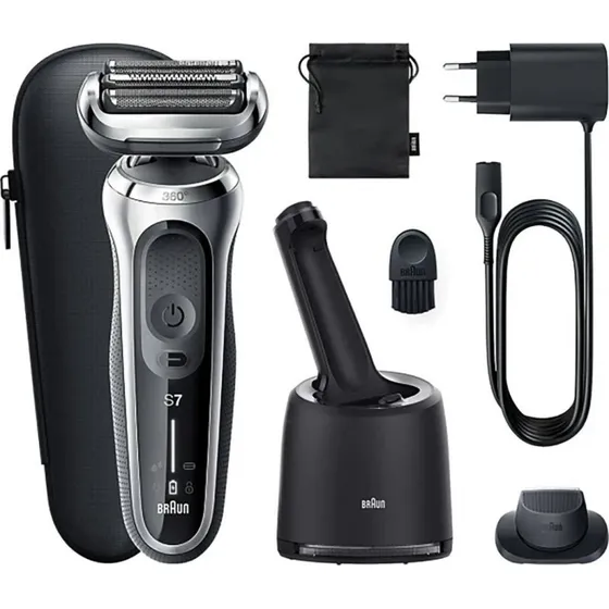 Braun Series 7 71-S7200cc, srebrna, na mokro i sucho