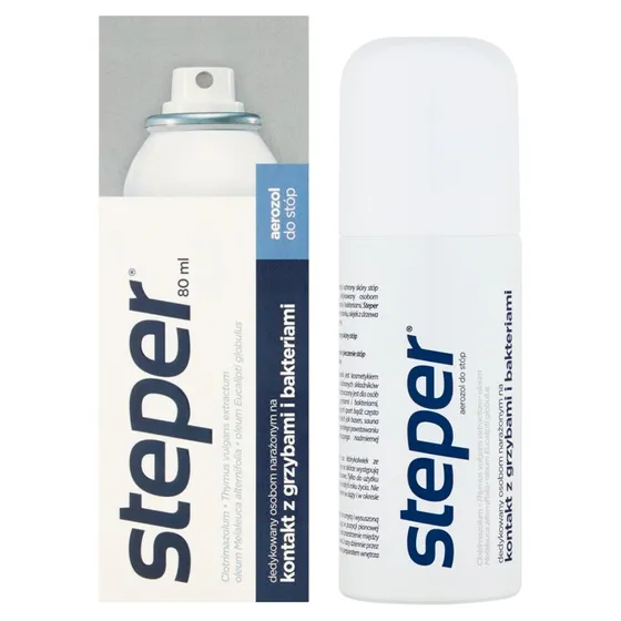 Steper Aerozol do stóp i paznokci 80 ml