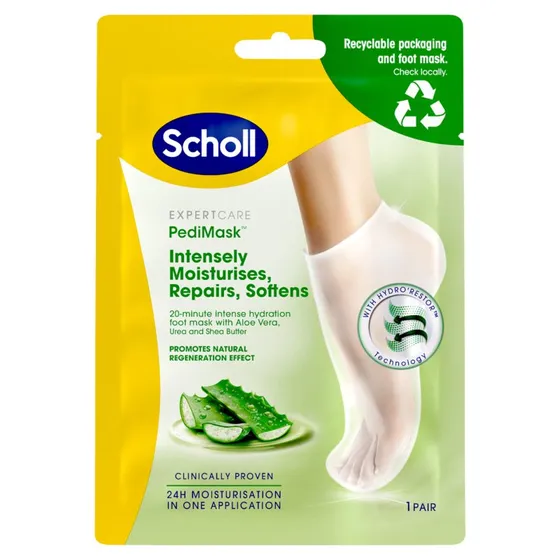Scholl PediMask Skarpetki z Aloesem 1 para