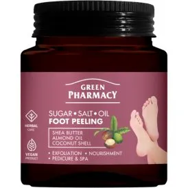 Green Pharmacy Cukrowo-solny olejowy peeling do stóp 300ml