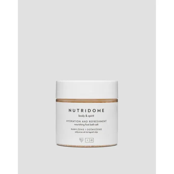 Nutridome Sól do kąpieli stóp z mocznikiem 45% i eukaliptusem