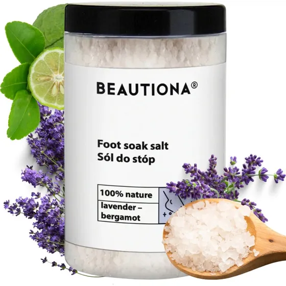 Beautiona Sól do stóp Lawenda & Bergamotka 500g