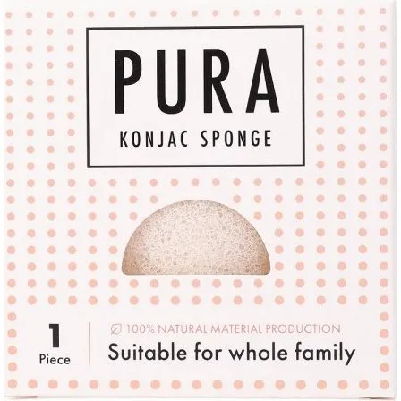 Sister Young Pura Konjac Sponge Biała