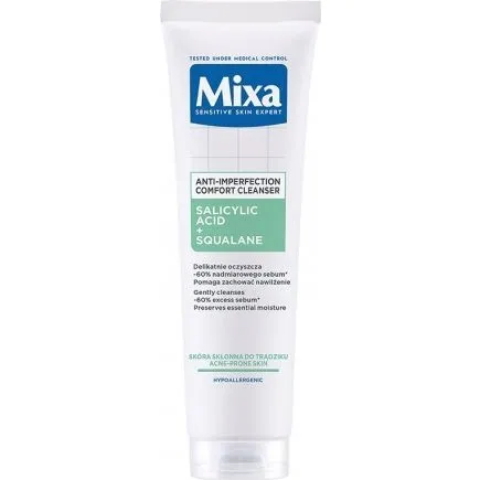 Mixa Comfort Cleanser Żel oczyszczający 150ml przeciw niedoskonałościom