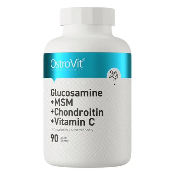 OstroVit Glukozamina + MSM + Chondroityna + Witamina C 90 tab.