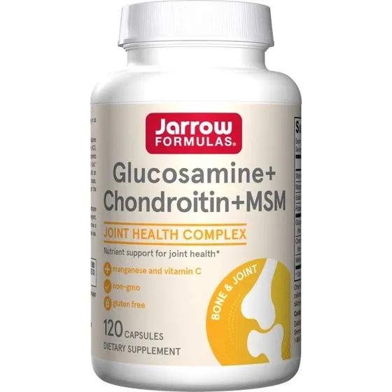Jarrow Formulas Glucosamine+Chondroitin+MSM 120 kapsułek
