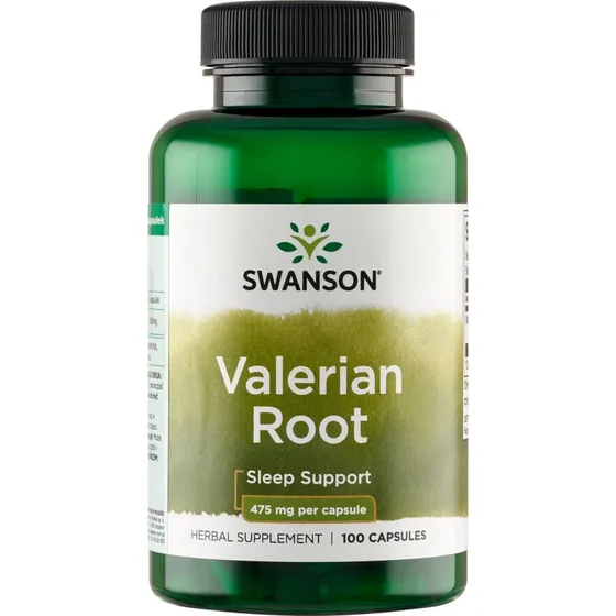 Swanson Waleriana 475mg 100 kapsułek