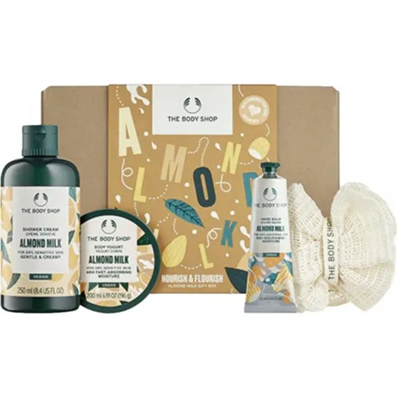 The Body Shop Mleko Migdałowe Zestaw 4 Części