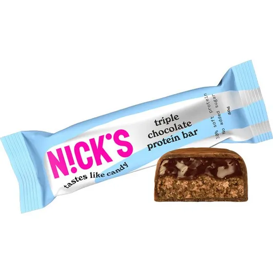 N!CK'S Triple Chocolate Protein Bar 50g bez cukru