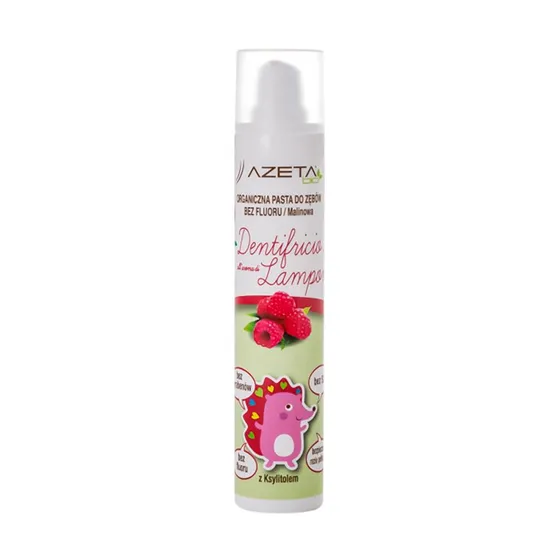 Azeta Bio Pasta do Zębów Malinowa Bez Fluoru 50 ml 0+