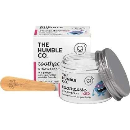 The Humble Co. Kids Toothpaste Strawberry 50ml w szklanym słoiku