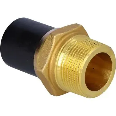 Fischer PE-mosiądz GZ 40x1¼" SDR11 PN10 gaz/PN16 woda