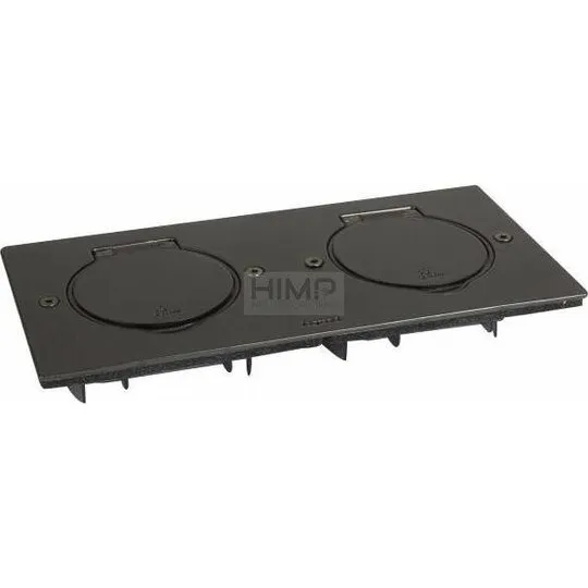 Legrand GRAFIT 089752 Podwójna kwadratowa pokrywa IP44