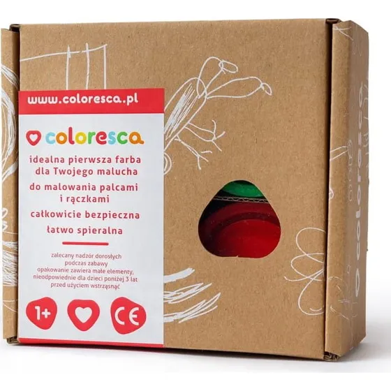 Coloresca Farby Malucha 4 kolory 4x40 ml
