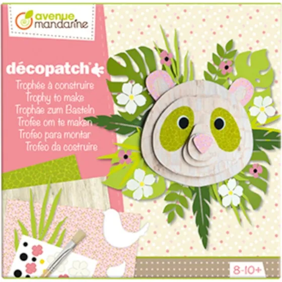 Clairefontaine Zestaw do decoupage Trofea Pandy i Ptaka
