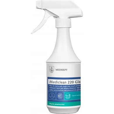 Medisept Mediclean 220 Glass 500ml – Płyn do szyb bez smug