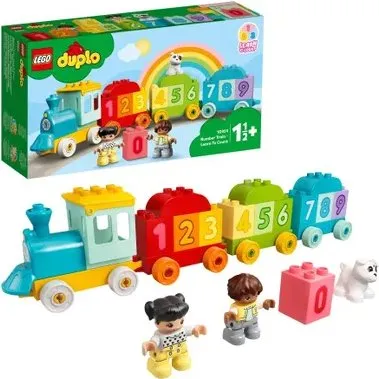 LEGO DUPLO Pociąg z cyferkami 10954 – nauka liczenia