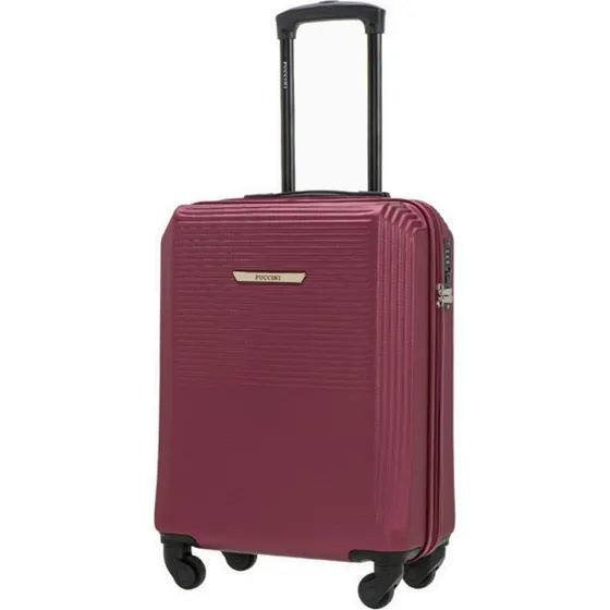 PUCCINI SAN DIEGO ABS025C 3B Bordowa Kabinowa Walizka Twarda