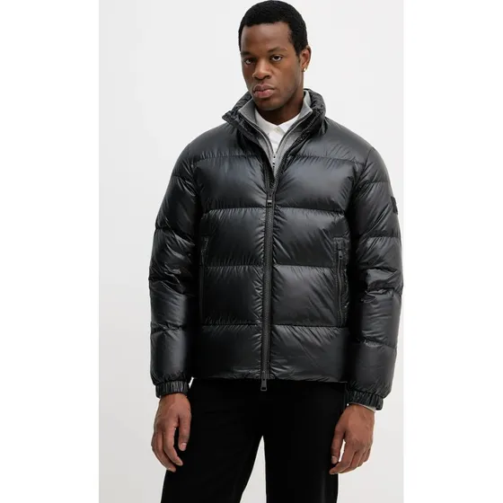 Tommy Hilfiger kurtka puchowa czarna zimowa MW0MW40617