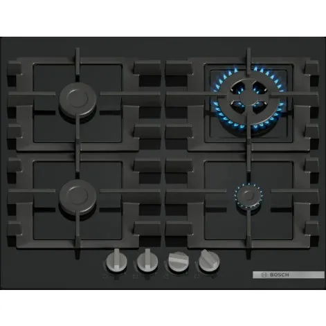 Bosch PNH6B6K40 Płyta Gazowa 4 Palniki Czarna