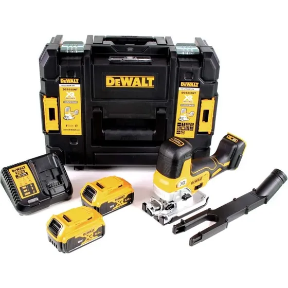 DeWalt DCS335P2 Wyrzynarka 18V XR 2x5,0Ah bezszczotkowa