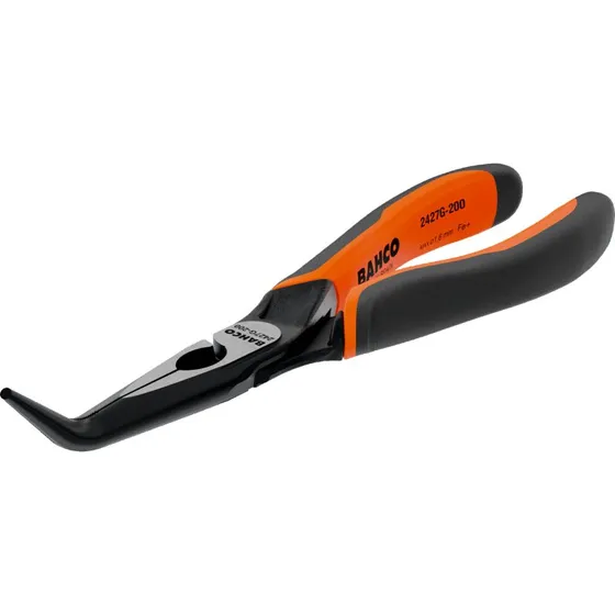 Bahco 2427 G-200 Szczypce półokrągłe odgięte 45°, 200 mm