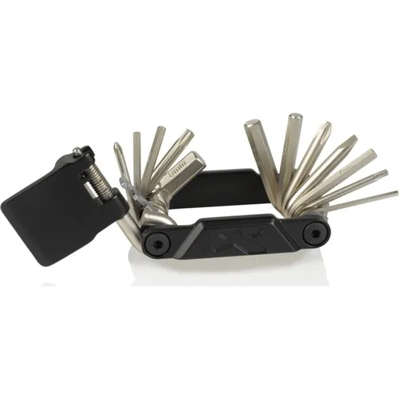 XLC TO-M20 Multitool 15-funkcyjny, czarny/srebrny