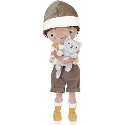 Little Dutch Laleczka Jake 35 cm, miękka przytulanka z kotkiem