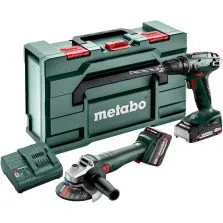 Metabo BS18 + W18 Combo Set 18V 4+2Ah + walizka
