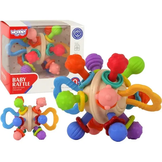 WOOPIE BABY Miękka Grzechotka 2w1 dla Niemowląt 0m+