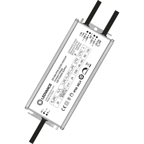 LEDVANCE DR DIM-PFM-20/220-240/24/P - zasilacz 20W 1-10V IP66