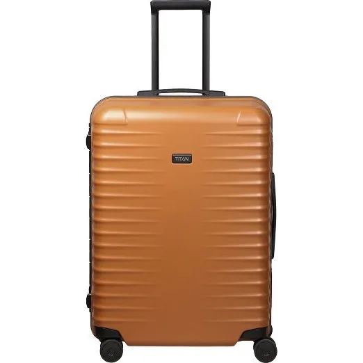 TITAN Overseas M Plus Walizka z Kanałem Brązowym, 69 cm