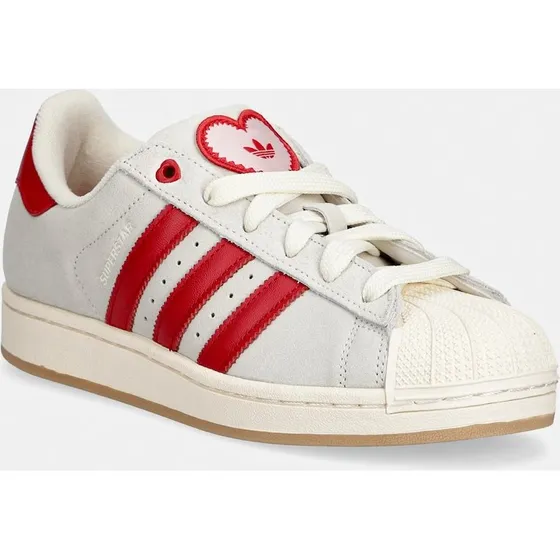 adidas Superstar II Mujer sneakersy zamszowe beżowe