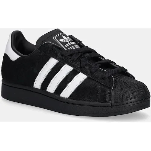 adidas Superstar II W skórzane sneakersy damskie czarne