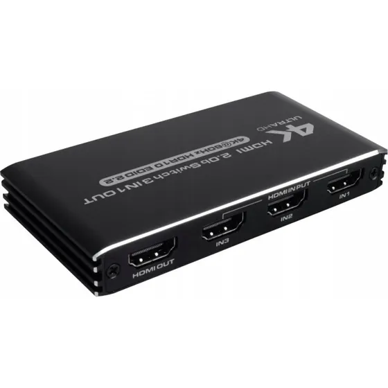 Pawonik SWITCH HDMI 2.0 3x1 4K/60Hz HDR10 HDCP 2.2