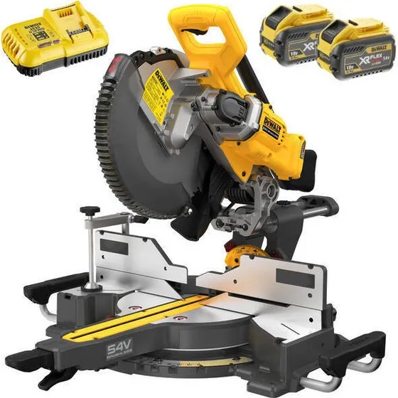 DeWalt DCS781X2 Pilarka Ukośna 54V 305mm 2x9Ah