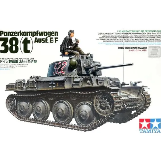 Tamiya 35369 1:35 PzKpfw 38(t) Ausf. E/F
