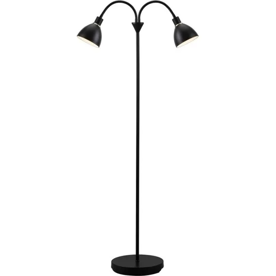 Nordlux Ray Double Lampa Podłogowa Czarna
