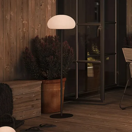 Nordlux SPONGE 34 lampa podłogowa LED, czarno-biała, IP65