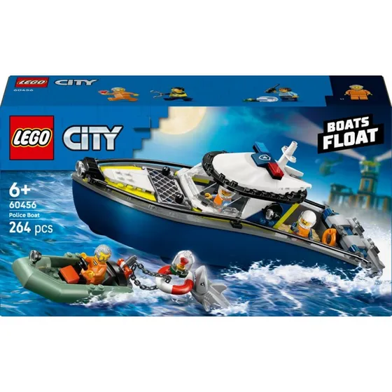 LEGO City Pościg łodzią policyjną 60456