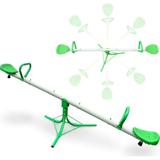 HyperMotion SWING HYP11 Huśtawka 2w1 z karuzelą 360°