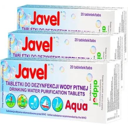 Javel Aqua Tabletki do Uzdatniania Wody 20szt
